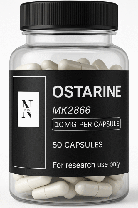 Ostarine Capsule Bottle Close-Up
