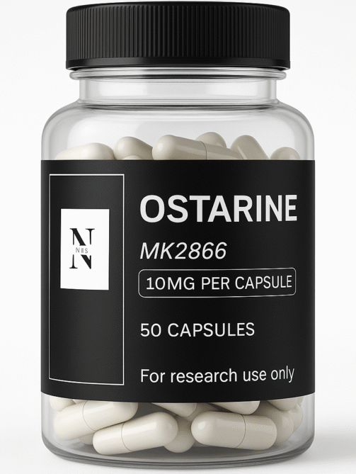 Ostarine Capsule Bottle Close-Up